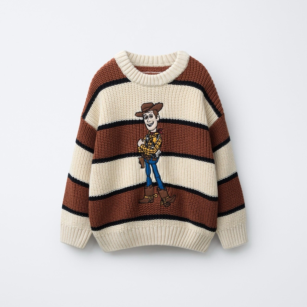 Zara Toy Story Woody Knit Sweater 6 Years NWT - Picture 4 of 4